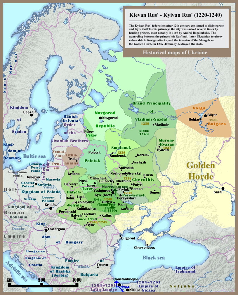 Ruś Kijowska powstała w IX wieku i jest uznawana za jedno z najważniejszych przykładów rozwoju kultury Słowian w historii. Przez wiele lat uznawano Rosję za jej współczesnego spadkobiercę. W ostatnich latach wyrasta jednak przeświadczenie, że ten tytuł należy się Ukrainie