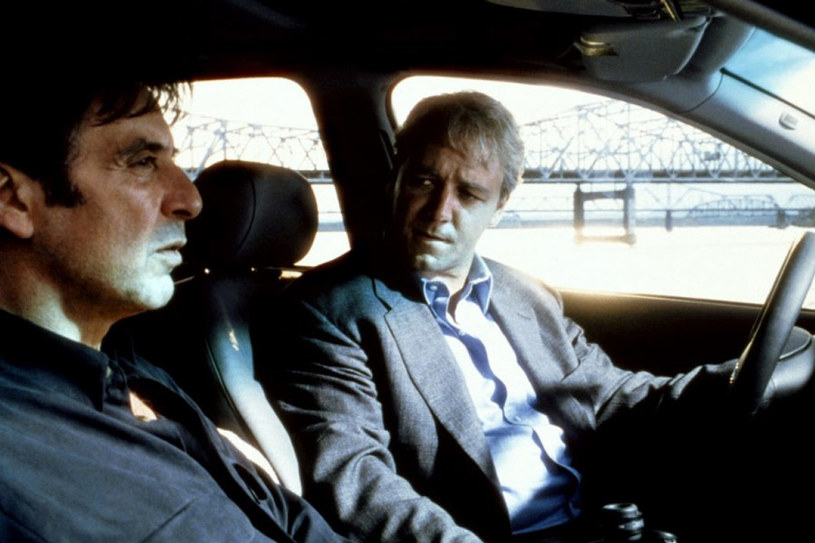 Russell Crowe i Al Pacino w "Informatorze" /materiały dystrybutora