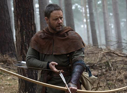 Russell Crowe w roli Robin Hooda przypomina Maximusa? /Comingsoon.net