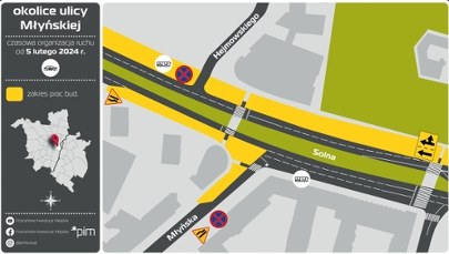 Ruszają prace na skrzyżowaniu ul. Młyńskiej i Solnej