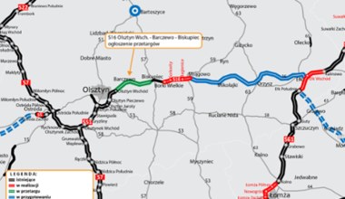 Ruszają przetargi na kolejne odcinki drogi ekspresowej S16. Wiemy, gdzie powstaną