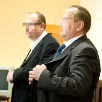 Oskarżeni policjanci Remigiusz M. i Maciej L. 