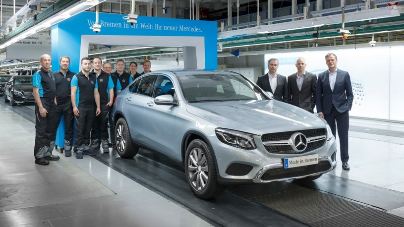 Ruszyła produkcja Mercedesa GLC Coupe /Informacja prasowa