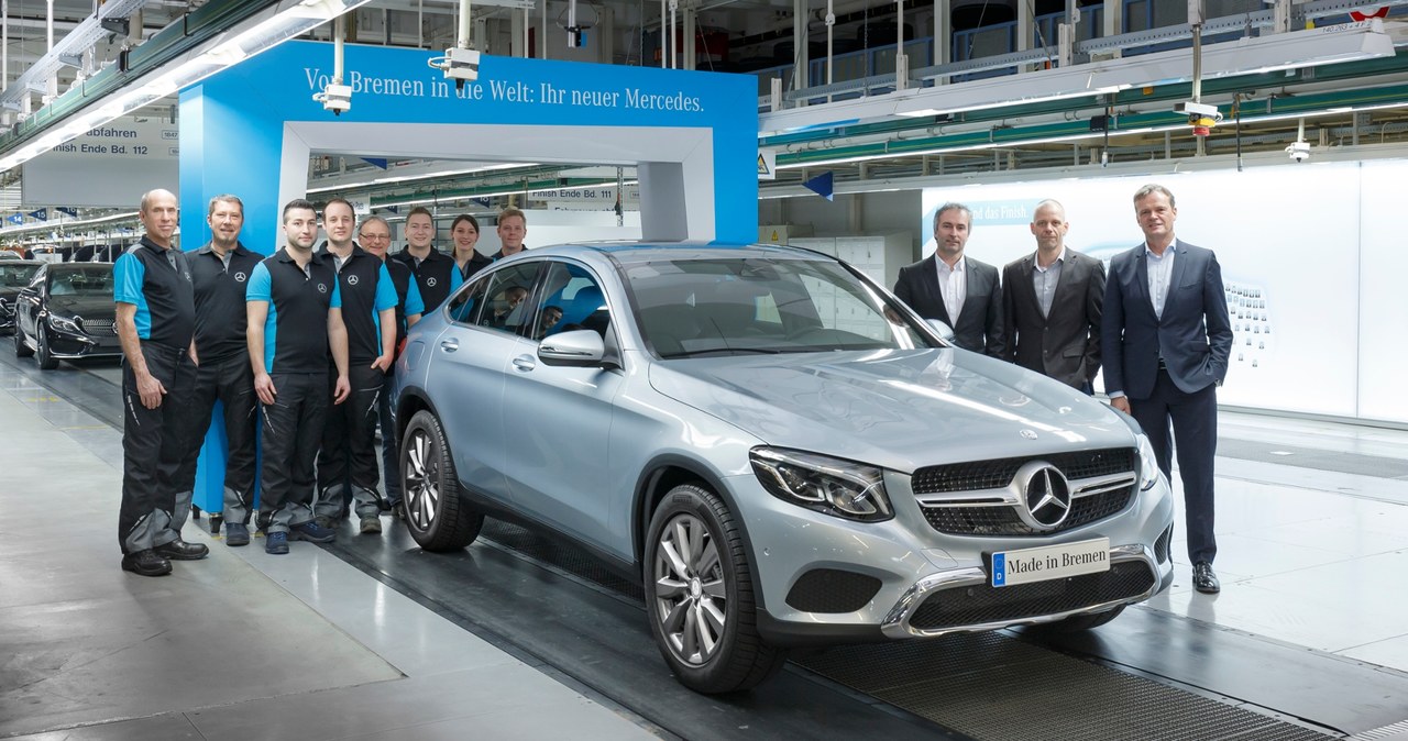 Ruszyła produkcja Mercedesa GLC Coupe /Informacja prasowa