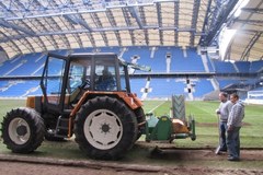Ruszyła wymiana murawy na stadionie w Poznaniu 