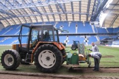 Ruszyła wymiana murawy na stadionie w Poznaniu 