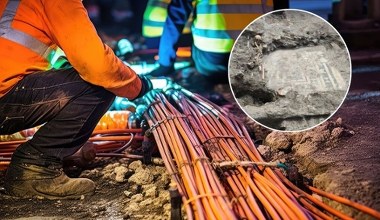 Rutynowa instalacja światłowodu. Zakończyła się znaleziskiem sprzed 2000 lat