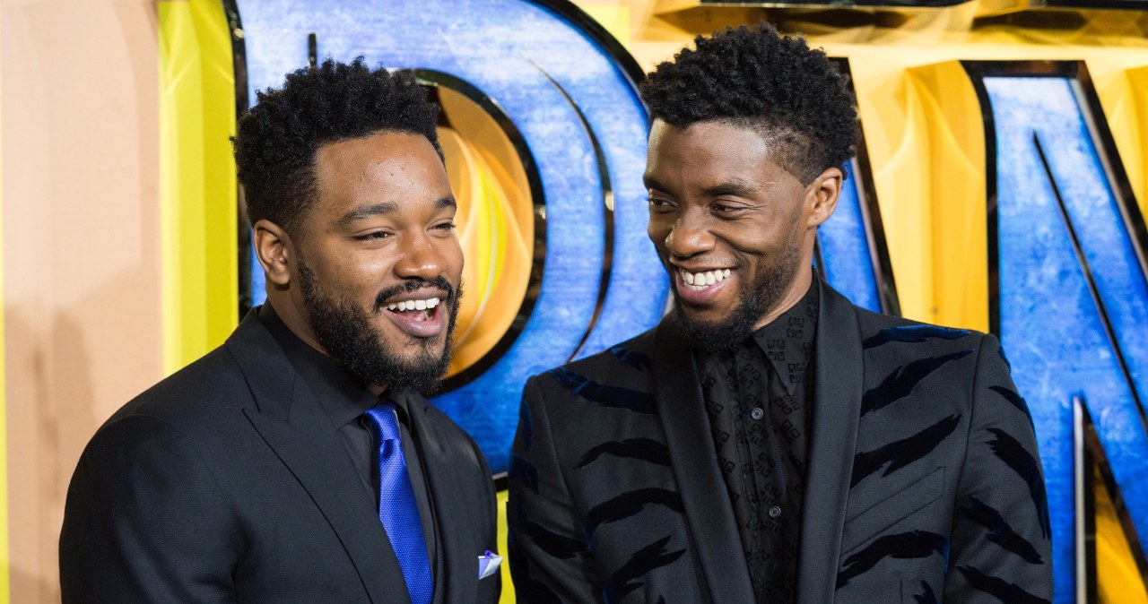 Ryan Coogler i Chadwick Boseman w lutym 2018 roku /Anadolu / Contributor /Getty Images