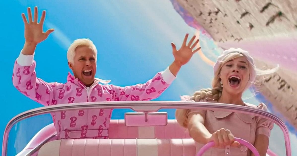 Ryan Gosling i Margot Robbie w scenie z filmu "Barbie" /materiały prasowe