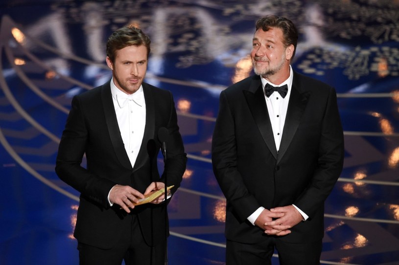 Ryan Gosling i Russell Crowe, czyli równi goście /AFP