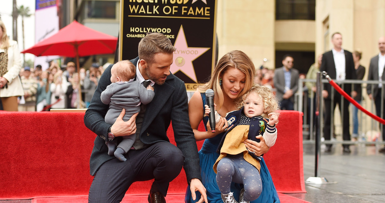 Ryan Reynolds i Blake Lively z córkami /Matt Winkelmeyer/Getty Images /Getty Images