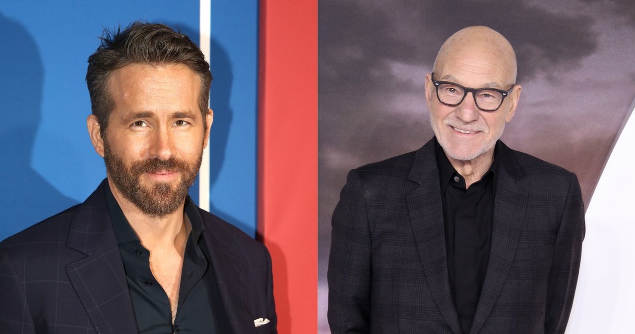 Ryan Reynolds i Patrick Stewart /Getty Images