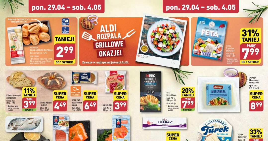 Ryby i sery na grilla w Aldi! /Aldi.pl /INTERIA.PL