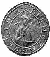 Rycheza, pieczęć z dokumentu 1054 r. /Encyklopedia Internautica