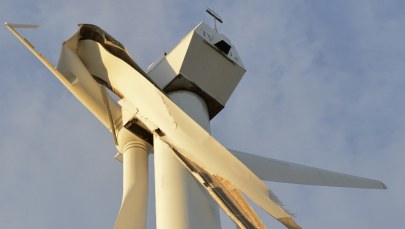 Rymanów: Awaria potężnego wiatraka 