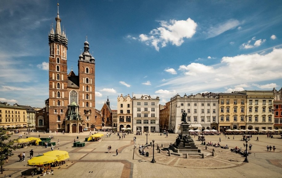 Rynek Główny w Krakowie /	Archiwum Kalbar /PAP