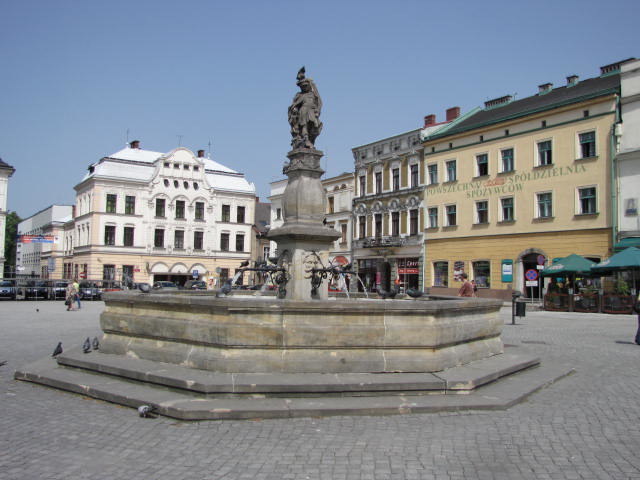 Rynek w centrum Cieszyna /Maciej Pałahicki /RMF FM