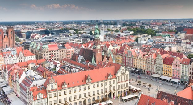 Rynek we Wrocławiu widziany z góry /Maciej Nycz /Archiwum RMF FM