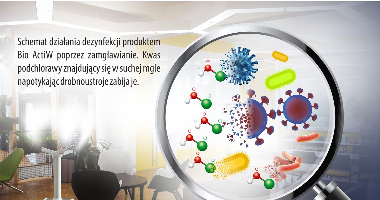 Rys. 2. Do dezynfekcji większych powierzchni wymagane są większe zamgławiacze /materiały promocyjne