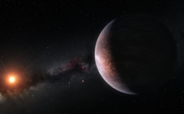 Rysunak planety z układu TRAPPIST-1 /ESO/M. Kornmesser /Materiały prasowe