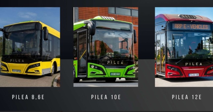 Rysunek 2. Trzy modele polskiego autobusu elektrycznego /materiały promocyjne