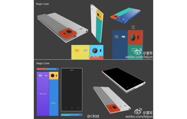 Rysunki koncepcyjne modułowego smartfona Xiaomi /materiały prasowe