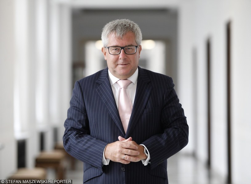Ryszard Czarnecki: "Niemcy chcą odwrócić uwagę od kryzysu w swoim kraju" /Stefan Maszewski /Reporter