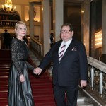 Ryszard Kalisz z żoną na rozdaniu "Paszportów Polityki"