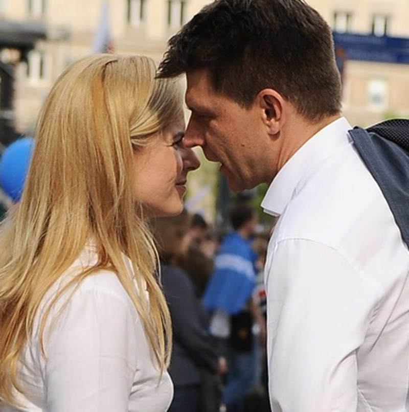 Ryszard Petru i Joanna Schmidt na Marszu Wolności /Marcin Wziontek /East News