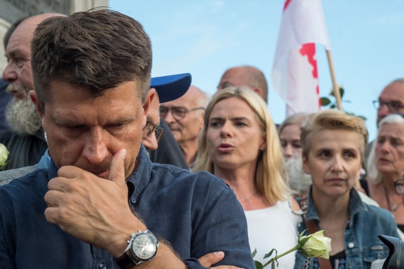 Ryszard Petru, Joanna Schmidt i Joanna Scheuring-Wielgus /Jacek Dominski/ /Reporter