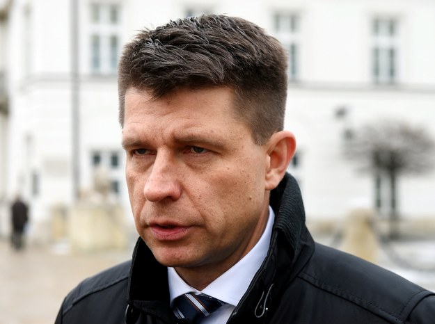 Ryszard Petru po spotkaniu z prezydentem /Radek Pietruszka /PAP