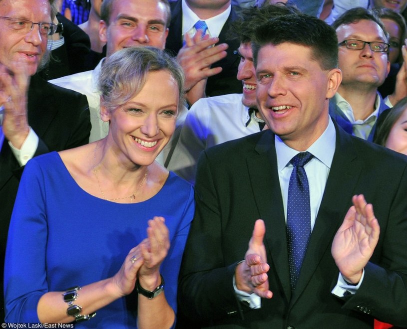 Ryszard Petru z żoną Małgorzatą /Wojtek Laski /East News