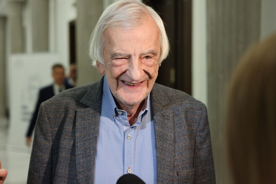 Ryszard Terlecki na sejmowym korytarzu (zdj. arch.) /Albert Zawada /PAP