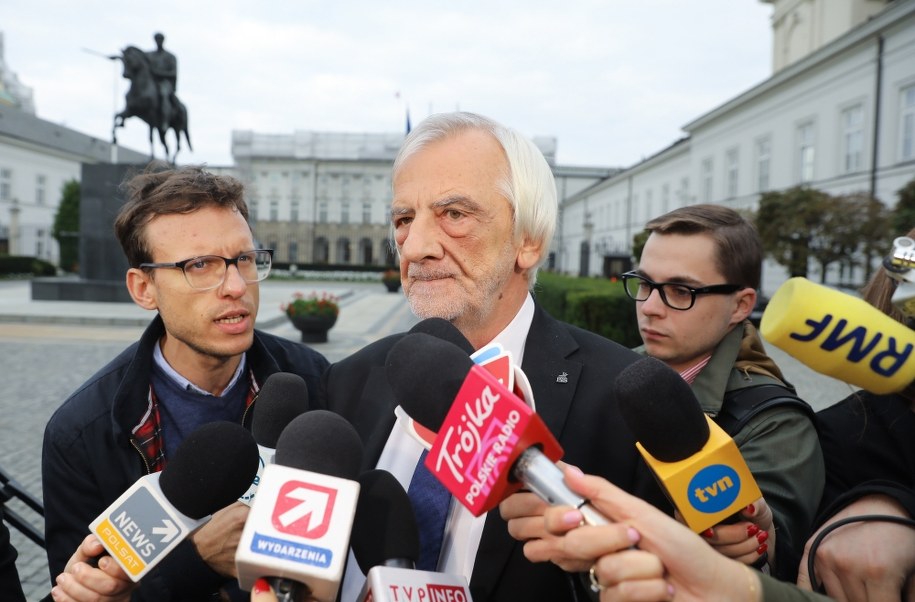 Ryszard Terlecki po spotkaniu z prezydentem /Rafał Guz /PAP