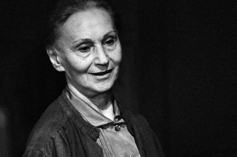 Ryszarda Hanin. 1991 rok: realizacja przedstawienia "Tylko matka" w Teatrze Telewizji /Piotr Ciesla/RSW /Agencja FORUM