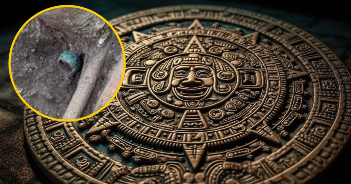 Rytualna ofiara Majów miała na palcu tajemniczy jadeitowy pierścień (zdjęcie ilustracyjne) /Twitter: HeritageDaily, credit: INAH Campeche /123RF/PICSEL