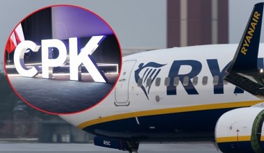 "Rząd faworyzuje CPK i LOT". Ryanair niezadowolony