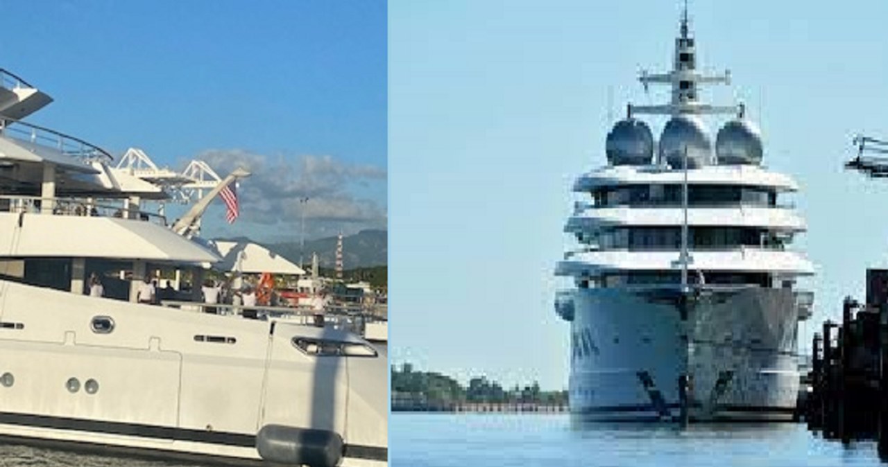 Rząd Fidżi zażądał natychmiastowego opuszczenia portu przez jacht oligarchy, gdyż jego utrzymanie kosztowało fortunę /Twitter
