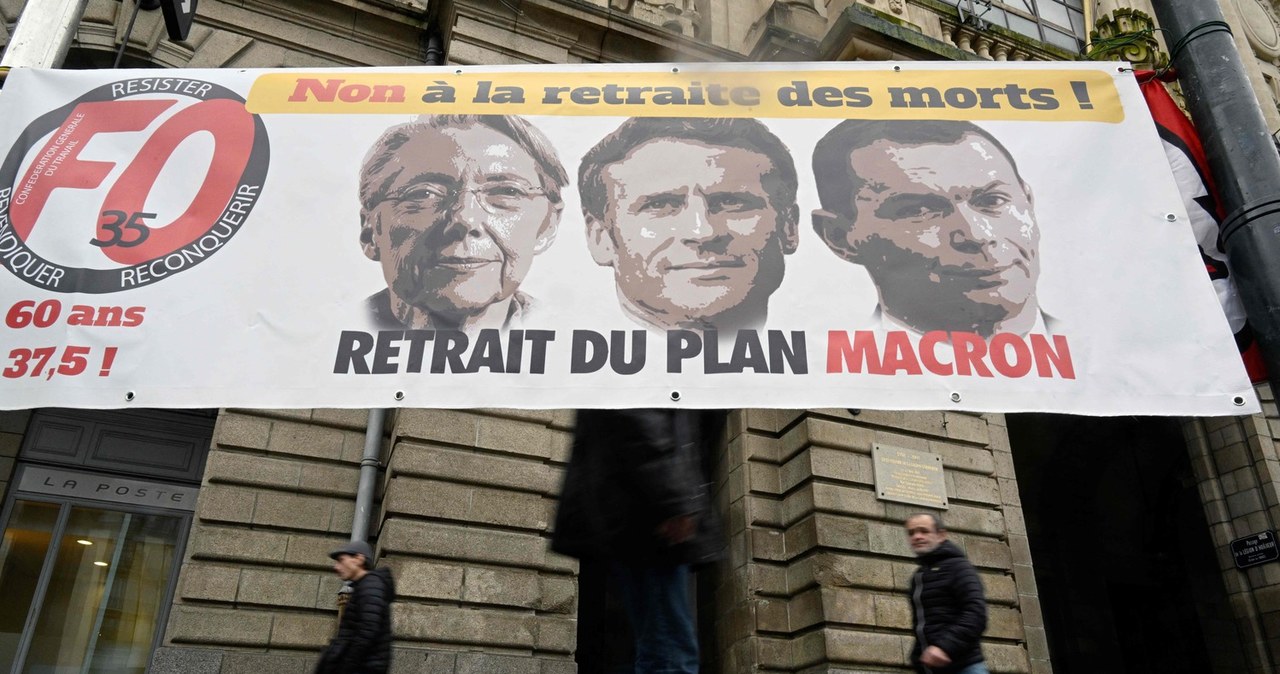 Rząd i prezydent Francji przekonają się w tym tygodniu, czy osłabły protesty przeciwko reformie emerytalnej /AFP