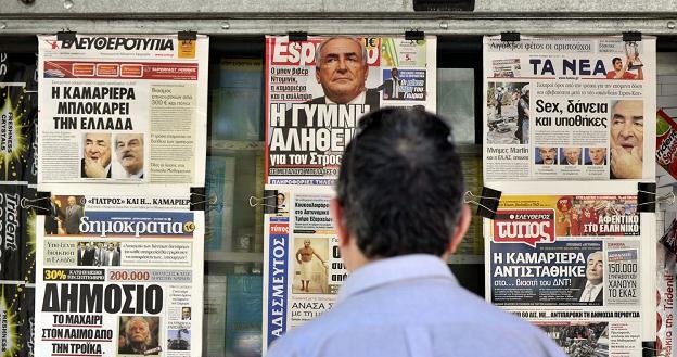Rząd w Atenach ogłosił, że bez kolejnej transzy wystarczy mu pieniędzy tylko do października /AFP