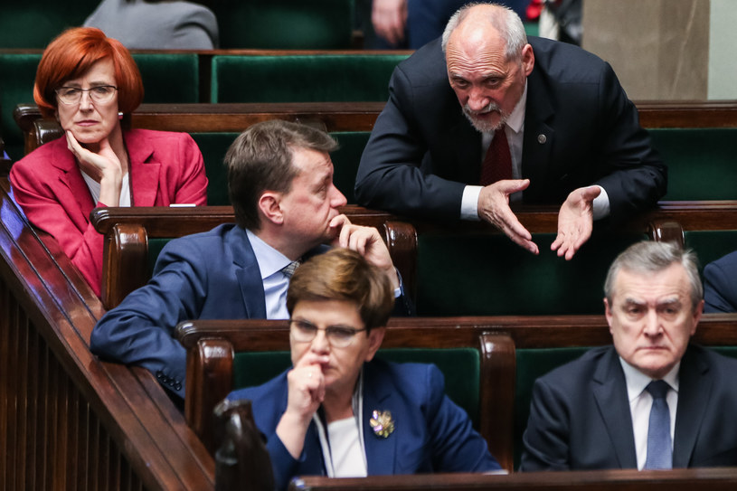 Rząd w czasie posiedzenia Sejmu / Tomasz Adamowicz /Agencja FORUM