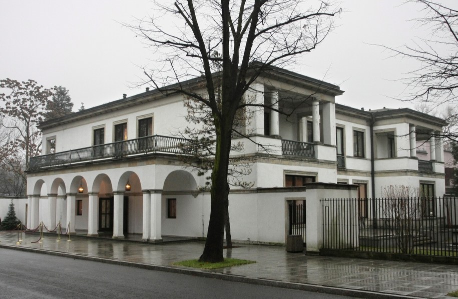 Rządowa willa przy ul. Parkowej w Warszawie, zdj. archiwalne / 	Paweł Supernak   /PAP