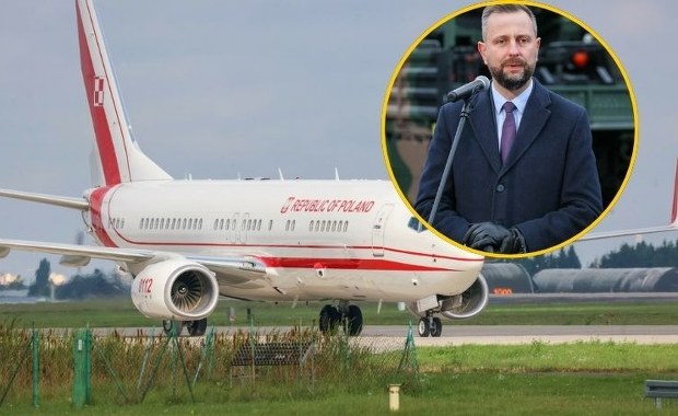Rządowy samolot z szefem MON zawrócony do Warszawy