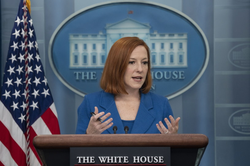 Rzeczniczka Białego Domu Jen Psaki /PAP/EPA/CHRIS KLEPONIS / POOL /PAP