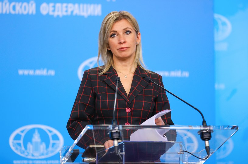 Rzeczniczka prasowa MSZ Rosji Maria Zacharowa /RUSSIAN FOREIGN MINISTRY/PRESS/ANADOLU AGENCY /AFP