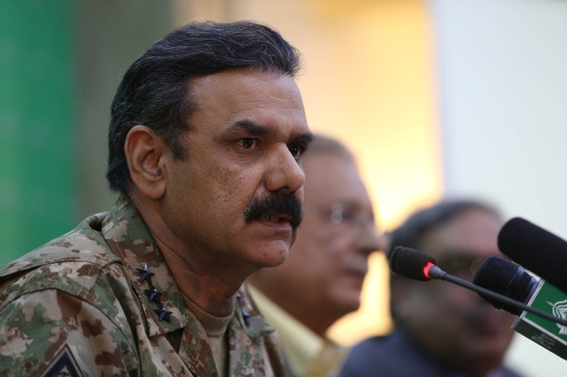 Rzecznik armii Pakistanu Asim Saleem Bajwa /Getty Images