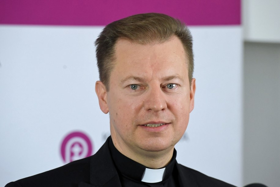 Rzecznik KEP ks. Paweł Rytel-Andrianik / 	Radek Pietruszka   /PAP