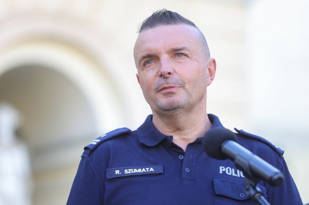 Rzecznik Komendy Stołecznej Policji asp. Robert Szumiata /Rafał Guz /PAP