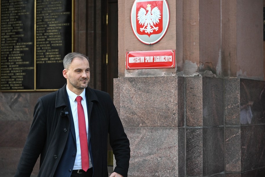 Rzecznik MSZ Maciej Wewiór /Radek Pietruszka /PAP