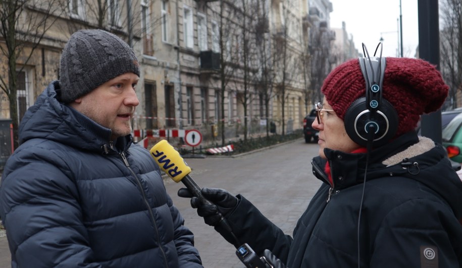 Rzecznik PBDiM Piotr Grabowski i Agnieszka Wyderka /Mikołaj Poruszek /RMF FM